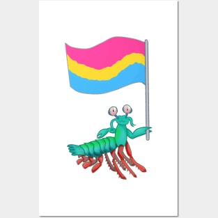 Mantis Shrimp Pansexual Pride! Posters and Art